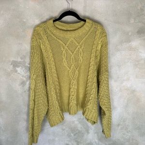 Chartreuse Aerie Sweater